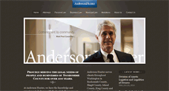 Desktop Screenshot of andersonhunterlaw.com